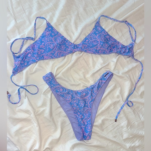 Blackbough Swim Blackbough Bikini Top Size Large Bottoms Size